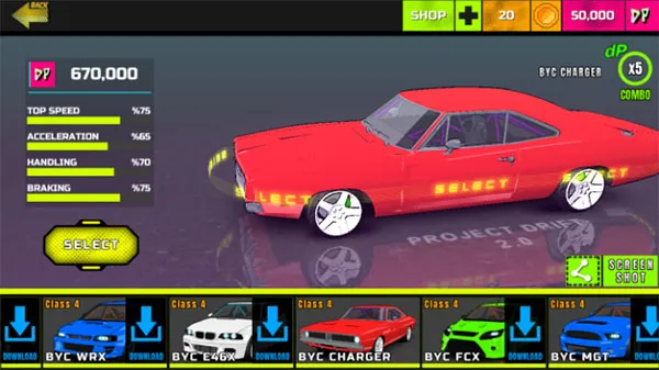 PROJECT DRIFT��ĿƯ����Ϸ(������������)v152 ��׿���ͼ