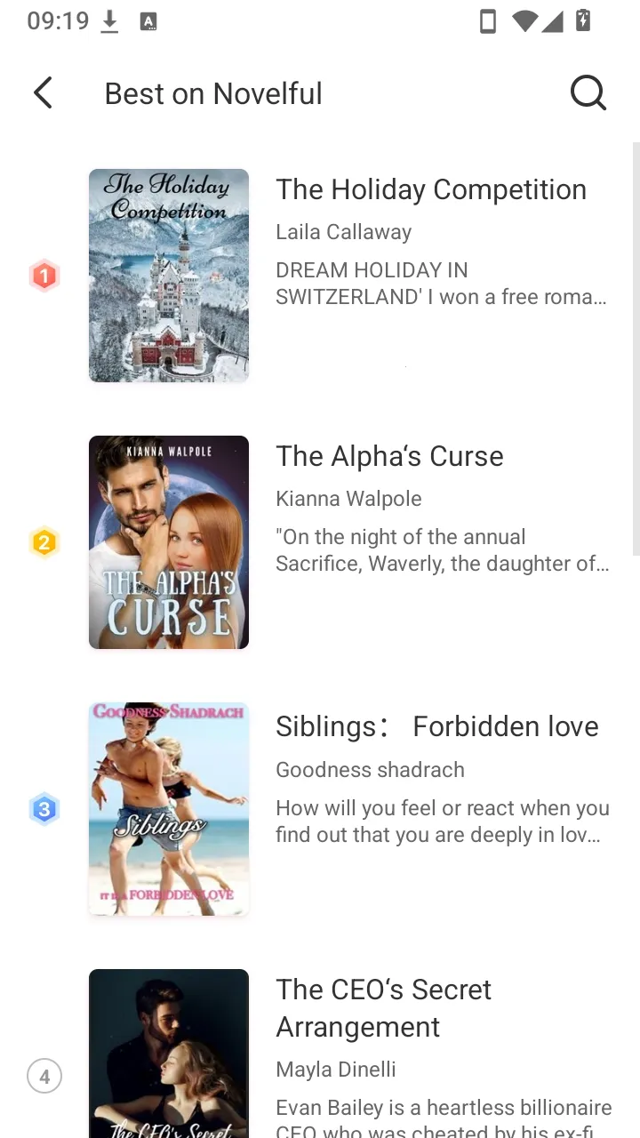 Novelful�����С˵�Ķ�APP(���С˵�Ķ�ƽ̨)v1.4.12 ��׿���ͼ