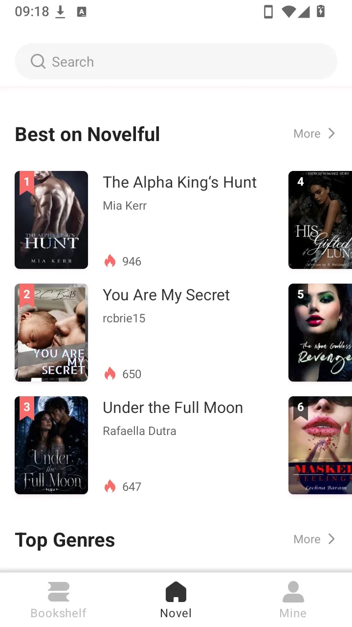 Novelful�����С˵�Ķ�APP(���С˵�Ķ�ƽ̨)v1.4.12 ��׿���ͼ